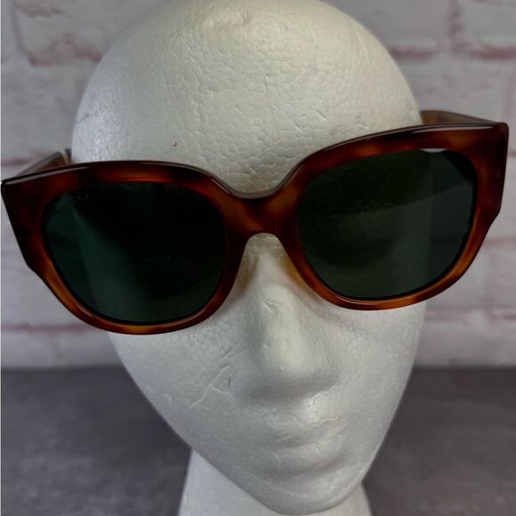 Gucci Sunglasses GG0142SA 002 Women S Havana Gucci Eyewear - Picture 5 of 11